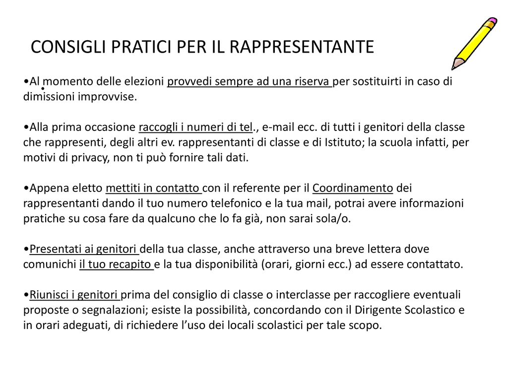 Lettera Di Presentazione Rappresentante Di Classe Lettera Cv Esempio